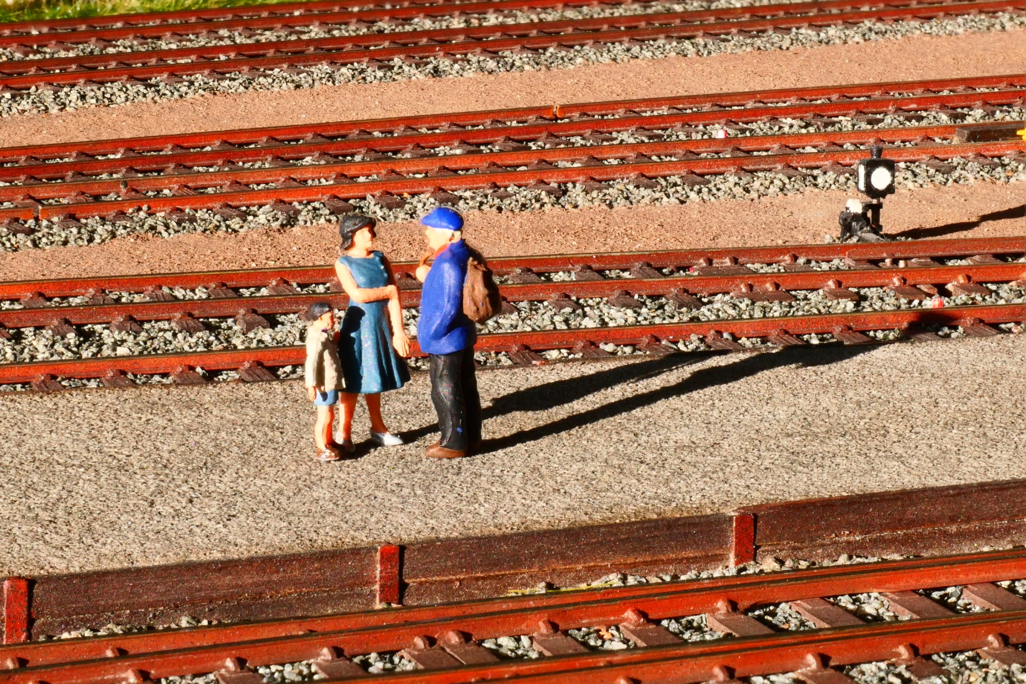 Detail am Bahnsteig