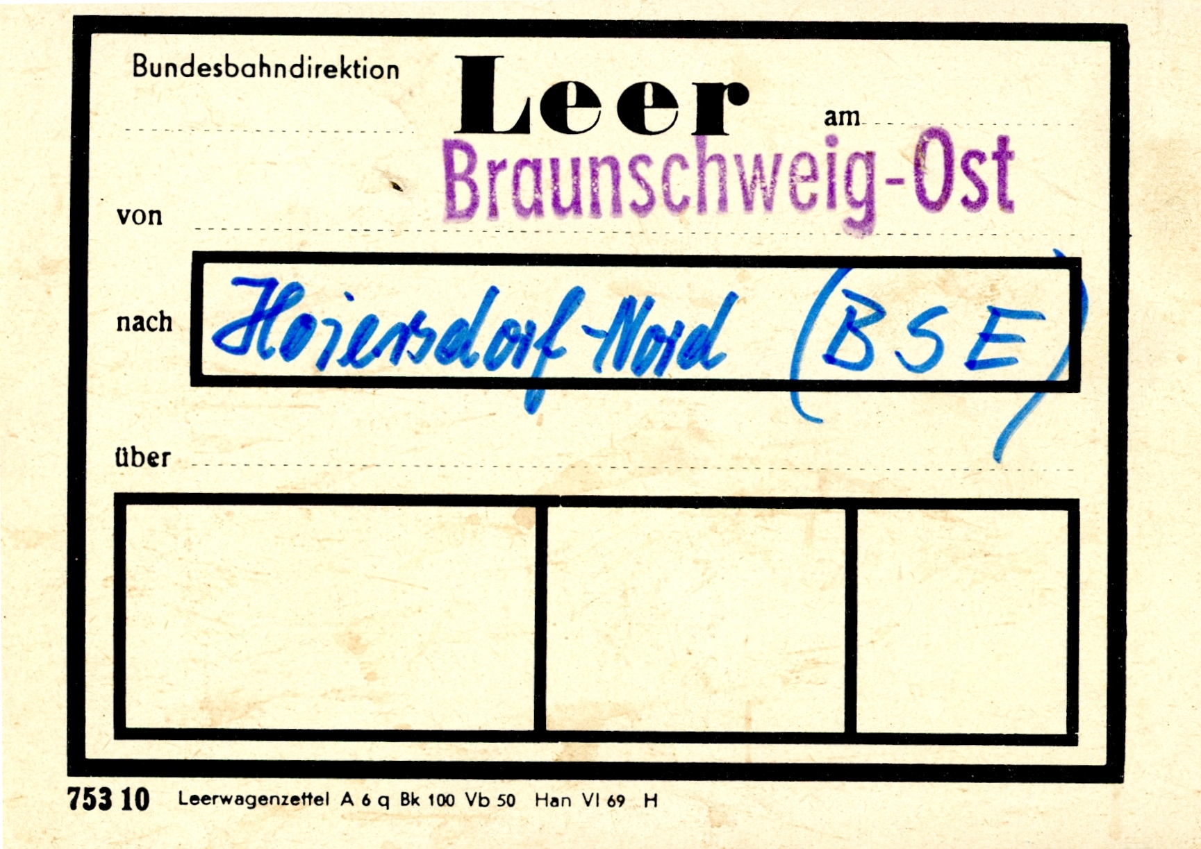 Braunschweig-Ost - Hoiersdorf-Nord