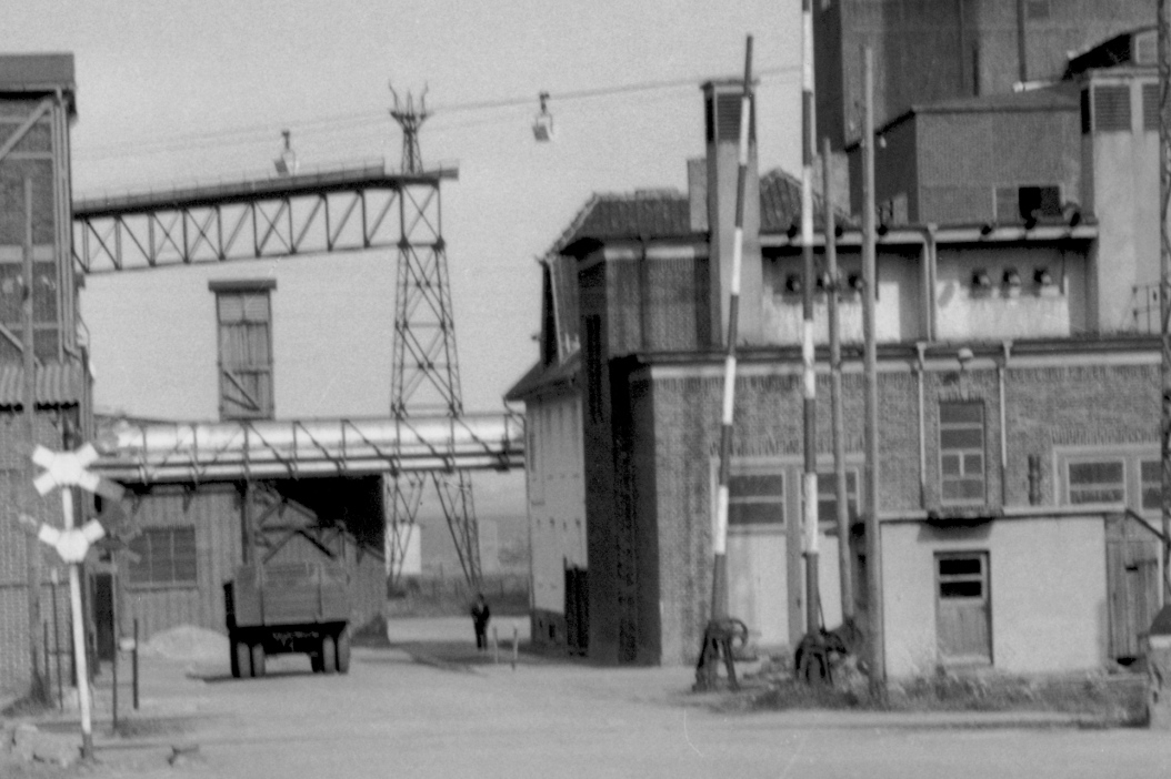 Der Bahnbergang mit der Signalbude